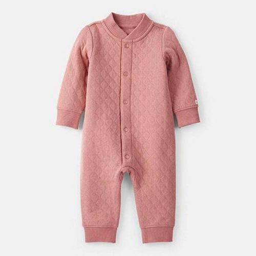 Baby Girl Carter's Quilted Long Sleeve Jumpsuit NB