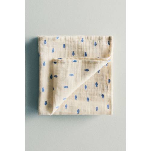 Light beige/fish 2-Pack Muslin Cloths at H&M Home | H&M US