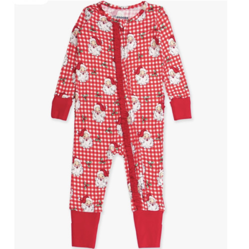 Convertible Ruffle One Piece Pajama, Bamboo Viscose
