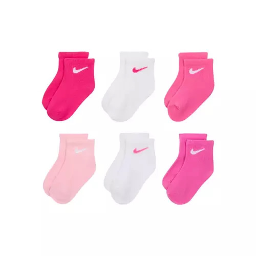 Baby Nike Swoosh 6 Pack Ankle Socks