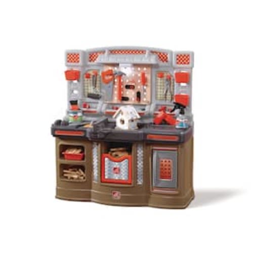 Big Builders Pro Kids Workshop with 45-Piece Play Tool Accessory Set