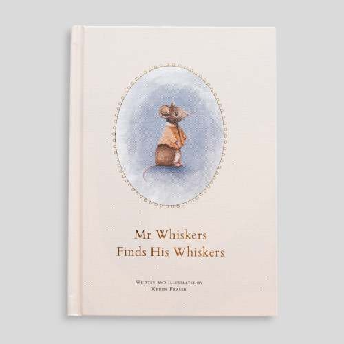 Mr Whiskers Finds His Whiskers | Hand-Painted Hardcover Storybook – Fledge and Thread