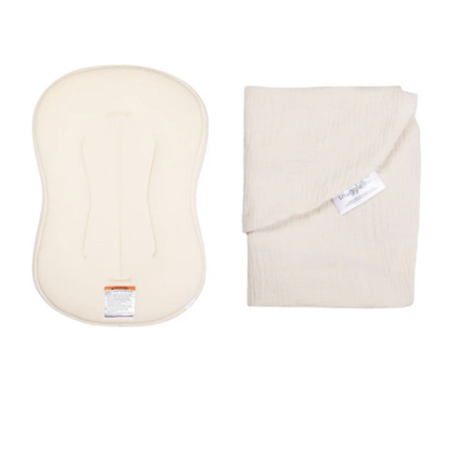 Lounger Curve + Muslin Cover Set | Natural