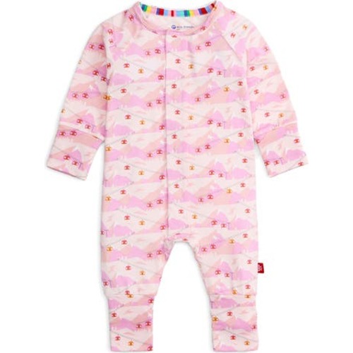 Pink Après Chic Magnetic Closure Convertible Romper