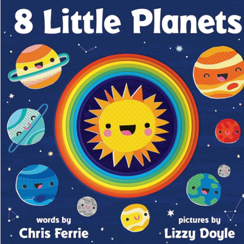 8 Little Planets: A Solar System Book for Kids with Unique Planet Cutouts