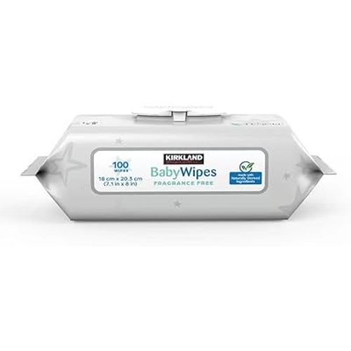Kirkland Signature Baby Wipes Fragrance Free 100 Wipes