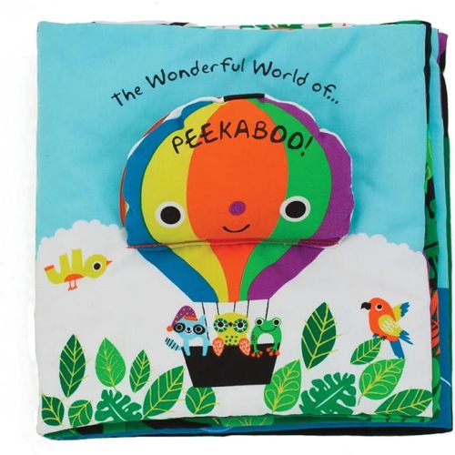 Melissa & Doug Soft Activity Baby Book - The Wonderful World of Peekaboo!Lift The Flap Busy Book for Toddlers, Sensory Toys for Babies and Toddlers