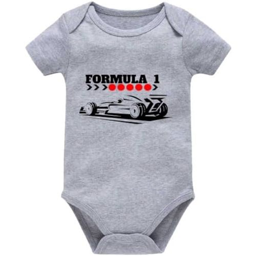 GKrepps Baby Clothing Formula Car Racing Rompers Short Sleeve