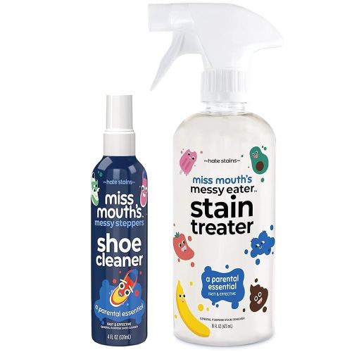 Miss Mouth's Messy Eater Stain Treater 16oz and Messy Steppers 4oz Shoe Cleaner