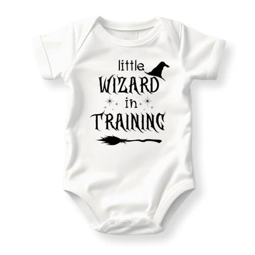 Little Wizard in Training Baby Bodysuit, Cute Wizard Outfit for Children, Magic Baby Clothes