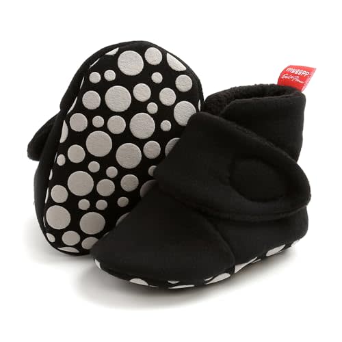 Ohwawadi Infant Baby Slippers Girls Boys Booties Warm Baby Socks Shoes Newborn Crib Shoes Baby Footwear Prewalkers