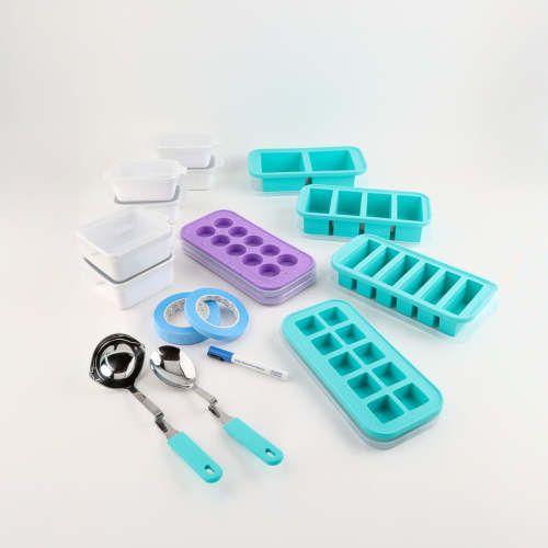 Silicone Food Freezer Trays - Complete Set – Souper Cubes® (Cotton Candy)