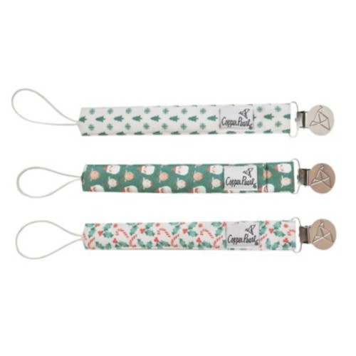 Copper Pearl Binky Clip Set