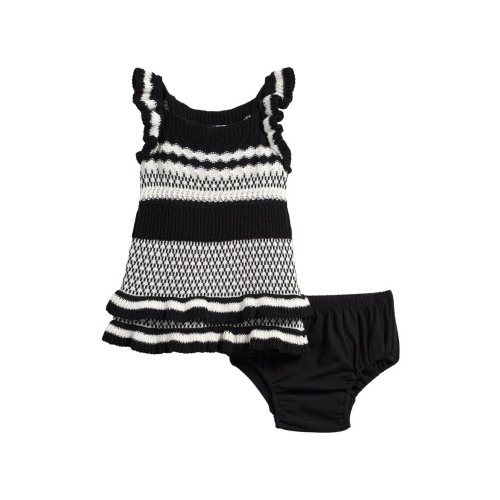 Ruffle Cotton Blend Sweater Dress with Bloomers, 6-12M
- Only a few left
