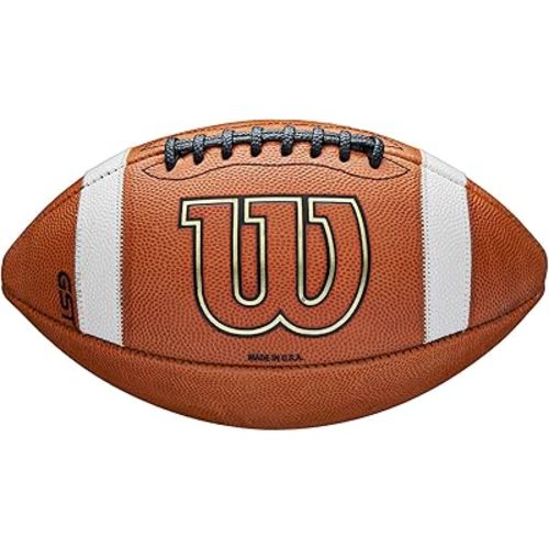 WILSON GST Leather Game Football - Official