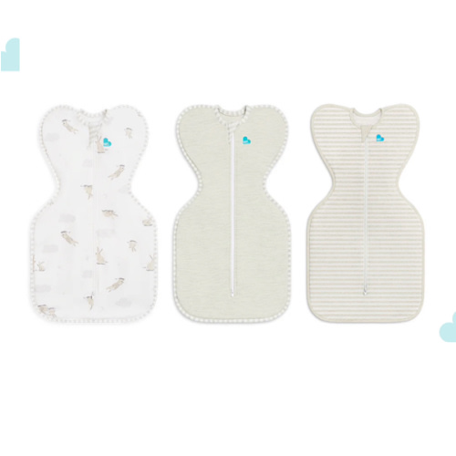 Swaddle Up™ Starter Pack 1.0 TOG Cotton Sand Cloud Bunnies