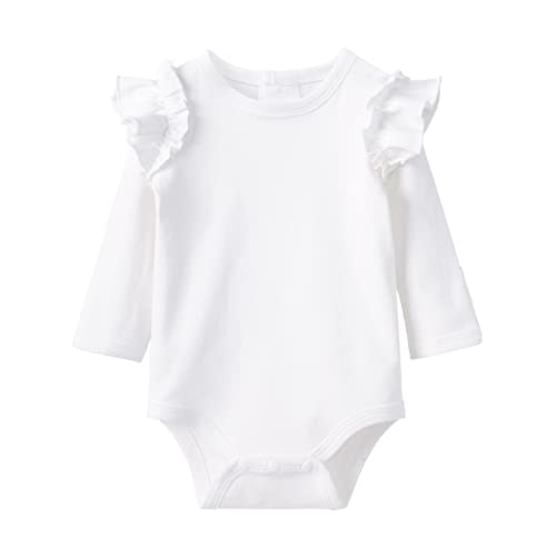 pureborn Baby Girls Boys Bodysuit Super Soft Cotton Romper 0-24 Months