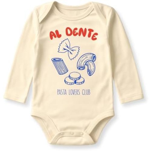 Al Dente Pasta Baby Bodysuit, Italian Pasta Kids Tee