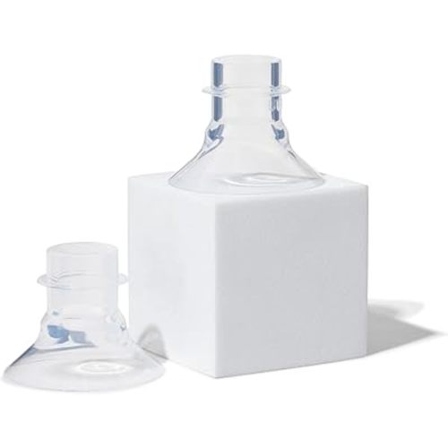 Motif Medical Aura Glow Breast Pump Flange – Comfortable Breast Pump Flanges for Better Milk Flow & Pumping Ease - Ideal Breast Pump Flange Insert for Breastfeeding Moms (11, 12, 13 & 14mm)