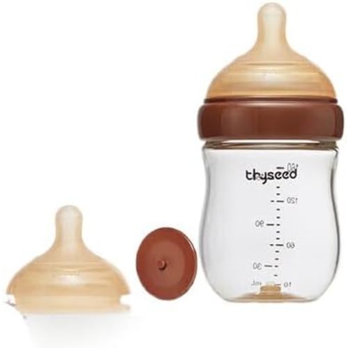 Thyseed Anti-Colic Bottle with Nipple(1-2 Months)+ Nipple(2-3 Months) Set