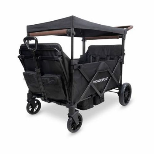 WONDERFOLD X4R Rev Stroller Wagon 4 Seater - Black