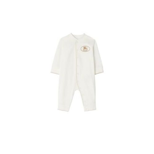 Unisex Knight Stamp Cotton Jumpsuit - Baby