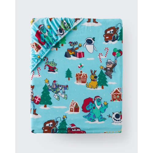 Christmas Village Fitted Crib Sheet | Little Sleepies