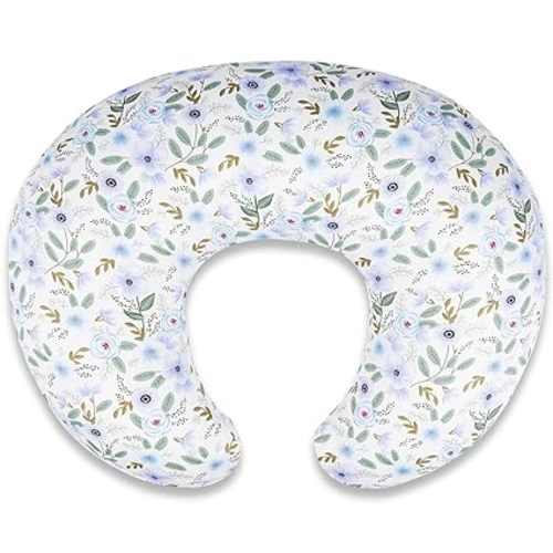 Baby Nursing Pillow for Breastfeeding, Adjustable Breast Feeding Pillow for Bottle Feeding, Breastfeeding Essentials for Mom and Baby Healthier Nursing, Removable Cover- Leaf