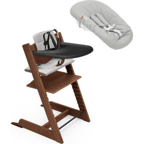 Tripp Trapp® Highchair², Cushion, Newborn Set & Stokke® Tray $597 Value