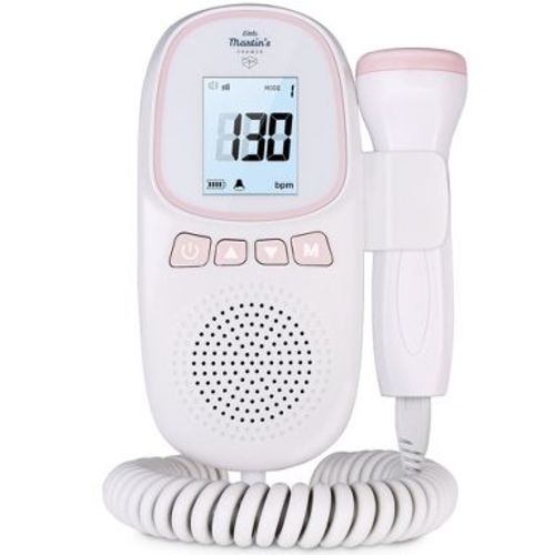 Little Martin's Portable Fetal Doppler - Hear Your Baby's Heartbeat Anytime - FDA Cleared - Pink