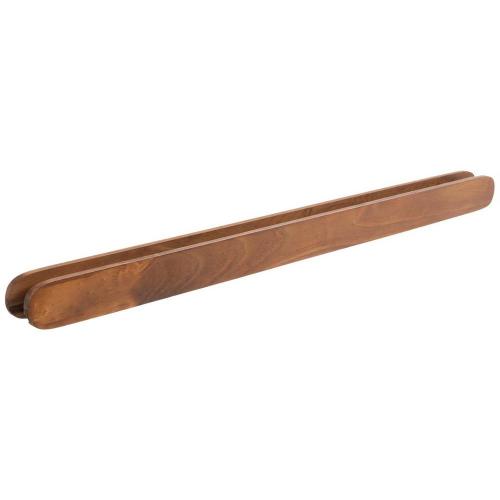 Rounded Ledge Wood Floating Shelf