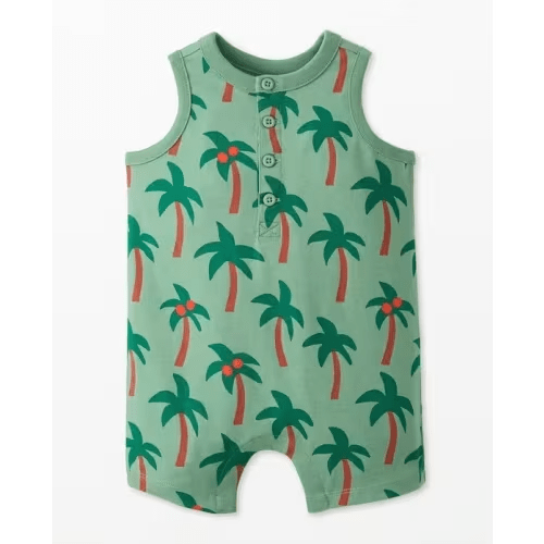 Baby Print Romper (0-3M)