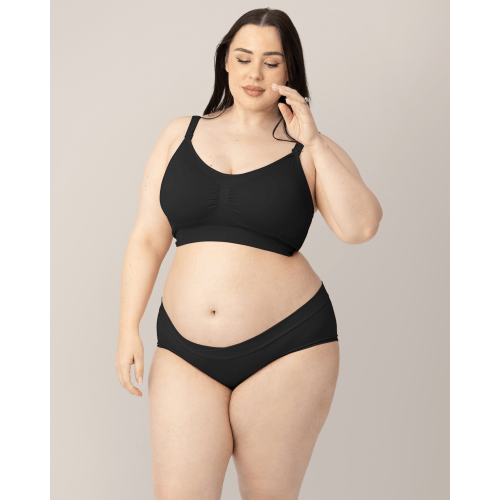 Bamboo Maternity & Postpartum Hipster | Grey Heather - Kindred Bravely