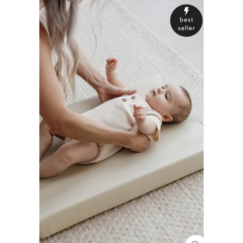 Henlee Baby Changing Pad - Ecru Standard