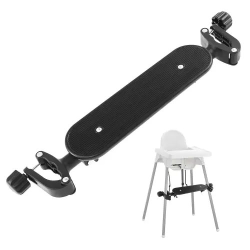 Universal High Chair Foot Rest Adjustable 40cm-48cm Baby Chair Footrest Easy Installation Highchair Pedal for Highchair Babies Toddlers