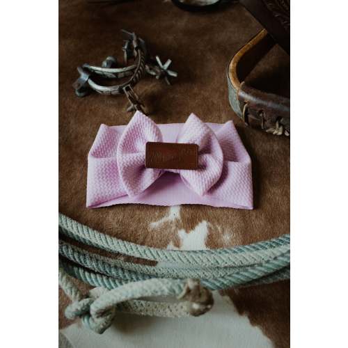 Lilac Wrangler Patch Bow