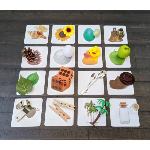 Object Picture Matching Game (#1) l Language Development Activity l Montessori Sorting Cards l Preschool Learning Toy