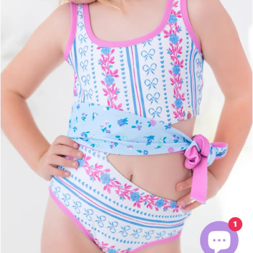 Reese Swimsuit - Rosé Ribbon Luxe (Pre-Order)
