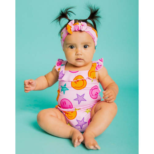 Peachy Power Bubble Romper