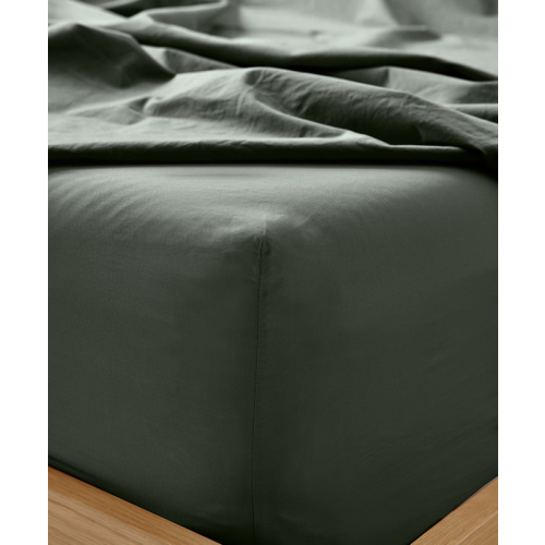Home Organic Cool-air Percale Fitted Sheet made with Organic Cotton | Pact