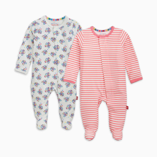 Cloudstretch Magnetic Footie (2-Pack) - Butterfly Multi