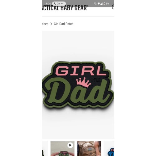Girl Dad Patch by Tactical Baby Gear