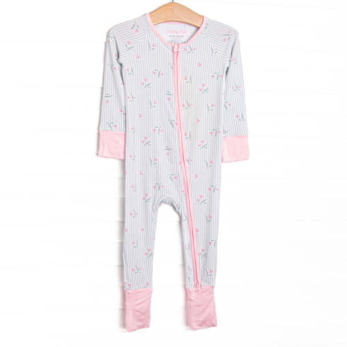 Pinstripe Picks Bamboo Zippy Pajama, Green – Stitchy Fish