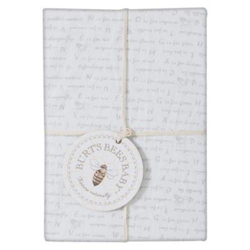 Burt&#39;s Bees Baby&trade; Organic Alphabet Bee Knit Crib Sheet - Grey