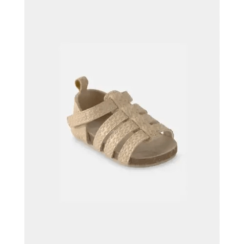 Baby Girl Strappy Sandals - Brown | Carter's