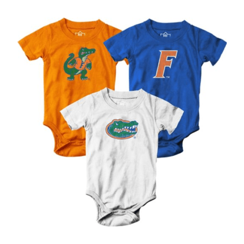 University of Florida Infant Bodysuit 3-Pack