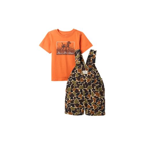 Bass Pro Shops Camo Overalls and Hunting Dog Short-Sleeve T-Shirt Set for Toddlers | Bass Pro Shops