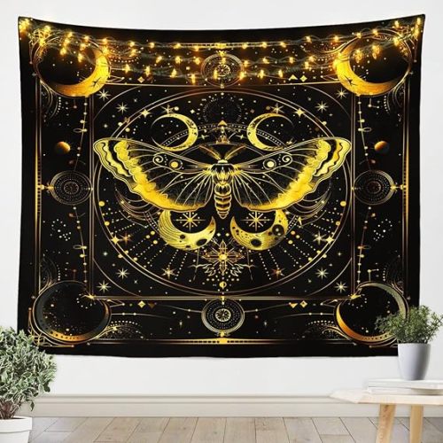 Luna Moth tapestry