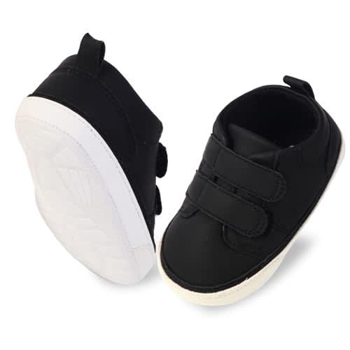 CYXUYJH Baby Infant Dress Shoes Boys Girls First Walking Non-Slip PU Leather Sneakers Toddler Crib Shoes Newborn Loafers Flats