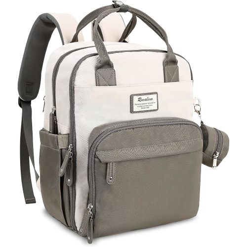RUVALINO Baby Diaper Bag Backpack with Changing Pad, Baby Shower Gifts